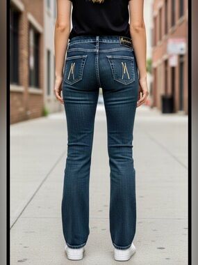 Marciano by Guess Dark Blue Women's Straight Jeans size 28